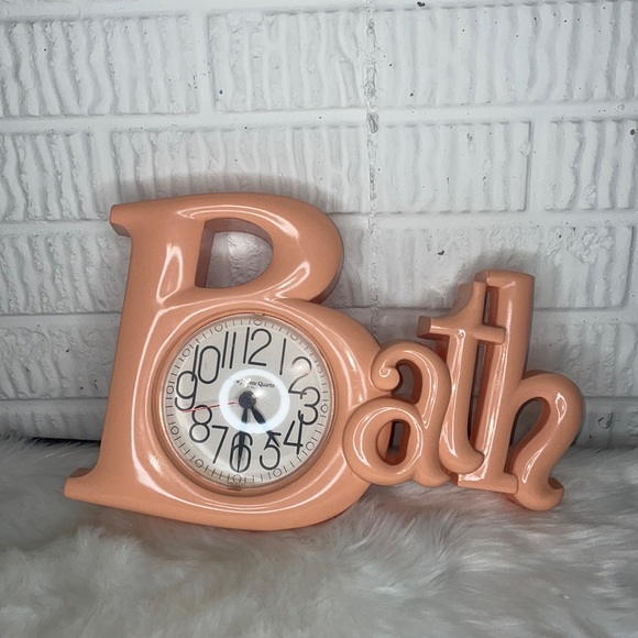 Vintage Bath Vintage Peach New Haven Quartz Bath Clock Poshmark